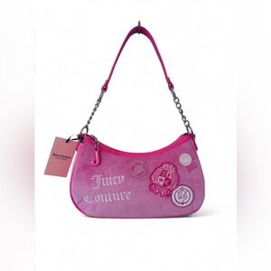 Juicy Couture Pink Shoulder Bag with Chain Strap